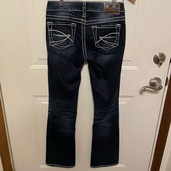 Silver Bootcut Jeans - Size 25 - Excellent Condition - Picture 4 of 7